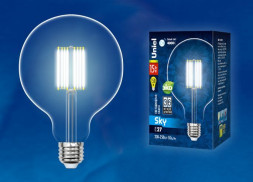 G (Лампы-глобы) UNIEL (UL-00004861) LED-G125-15W/4000K/E27/CL PLS02WH