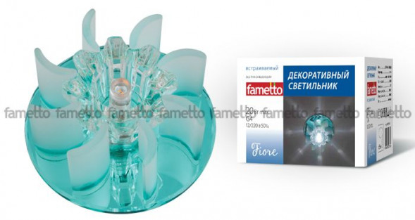 ЭЛЕКТРИКА FAMETTO (10740) DLS-F114 G4 BLUE/CLEAR
