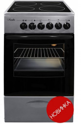 Плита электрическая ЛЫСЬВА ЭПС 411 МС( EF4011MK00) жемчужно-светло-серая