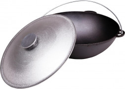 Казан ГАРДАРИКА чугун поход 8,0л Татарский алюм/кр ТМ