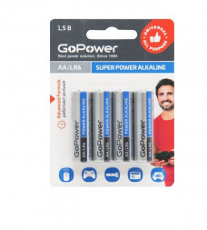 Элементы питания GOPOWER (00-00015601) Super Power Alkaline / LR6