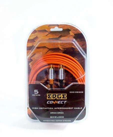 Кабель EDGE EDC-RS502 межблочный 5м красный/черный (упак.:1шт)