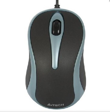 Мышь проводная A4TECH Q3-350-4 USB черный/синий
