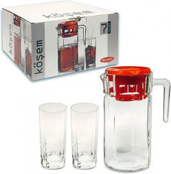 Набор питьевой &quot;Кошем&quot; (7пр.) 97415 без деколи 1/4шт. PASABAHCE 97415B