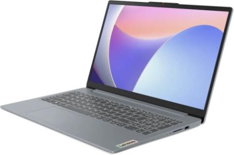 Ноутбук LENOVO 15.6 IdeaPad 3 Slim 15IRH8 Core i5-13420H/8Gb/SSD512Gb/NoOS Grey (83EM003RPS) ПИ
