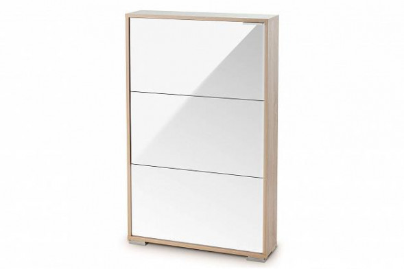 Обувница VENTAL VIVA 3 LW дуб.санома/ белый глянец