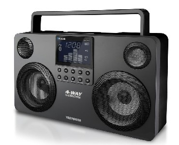 Аудиомагнитола MP3 TELEFUNKEN TF-CSRP3470B серый