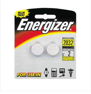 Элементы питания ENERGIZER CR 2032-2BL (2)