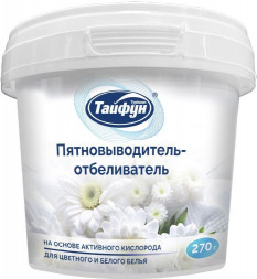 Пятновыводитель/отбеливатель ТАЙФУН 182159 Пятновыводитель отбеливатель 270 г ТАЙФУН 182159 Пятновыводитель отбеливатель 270 г