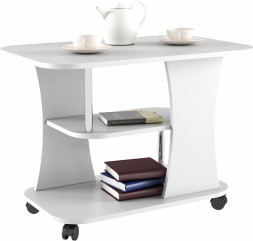 BONMEBEL Стол журнальный тип 2 - белый (1 кор.)