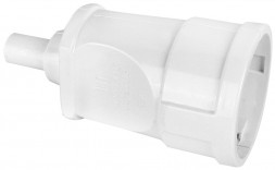 Розетка VOLSTEN (14445) Sb1-M11 16А, розетка белая без земли