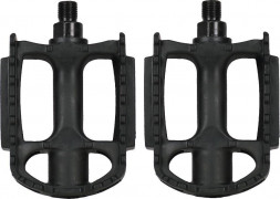 Аксессуары для велосипедов FEIMIN Педали FEIMIN FP-806B,105*74мм,1/2&quot;,база пластик,стальная ось,12мм,рамка пласт,мелк/резьба,324гр,чер H000017419