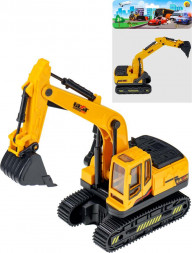Игрушка РЫЖИЙ КОТ Экскаватор 23,5х7,5х8см (свет и звук, подвижные детали) И-9417 ПП-00214336