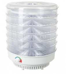Сушилка для овощей и фруктов ВЕТЕРОК 2У (кол-во сит-6) в гофротаре, прозрачный, поддон для пастилы