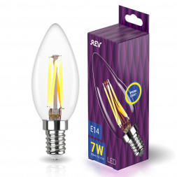 Лампа светодиодная REV 32486 7 FILAMENT С37/E14/7W/2700K
