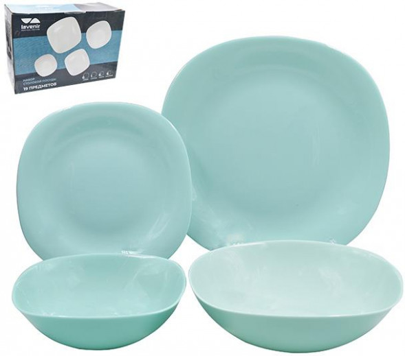 Столовый набор LAVENIR 19PC FQP GREEN (107103)