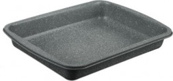 Противень SATOSHI Буко Противень глубокий, 40х29х6см, угл.сталь, антипригарное покрытие &quot;Мрамор&quot; 849-194 849-194