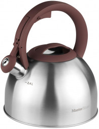 Чайник MASTER HOUSE Antonio-2,4 стальной, шоколад 75360