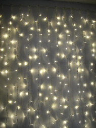 Гирлянда КОСМОС KOC_CUR-V21 Бахрома 1,8x0,5м белый 1/2/3/5/3/2 48LED