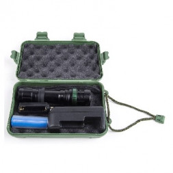 Светодиодный фонарь ULTRAFLASH E142 Аккумуляторный фонарь черный