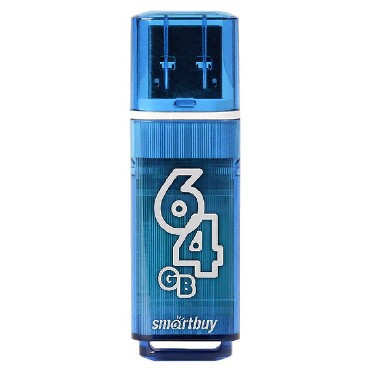 USB флеш SMARTBUY (SB64GBGS-B) 64GB GLOSSY SERIES BLUE