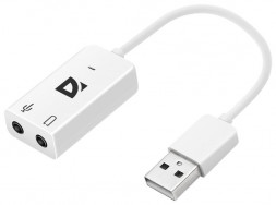 Адаптер DEFENDER (63002) Внешняя USB звуковая карта AUDIO USB