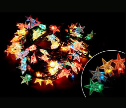 Электрогирлянды ВОЛШЕБНАЯ СТРАНА Электрогирлянда Звезды Star-100-5-MC 101549