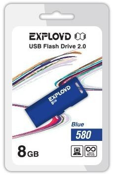 USB флэш-накопитель EXPLOYD 8GB-580-синий