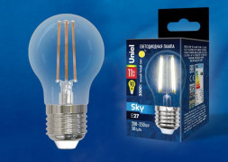 G (Лампы-глобы) UNIEL (UL-00005178) LED-G45-11W/3000K/E27/CL PLS02WH