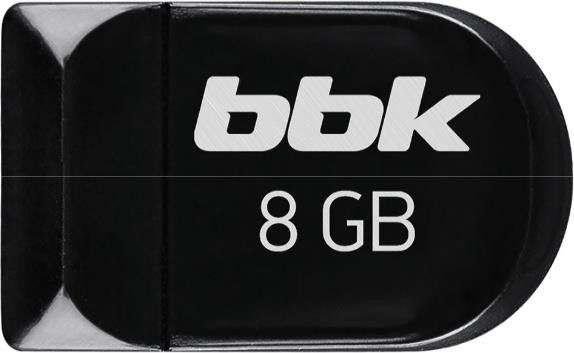 USB флеш накопитель BBK 008G-TG118 черный, 8Гб, USB2.0, TG серия