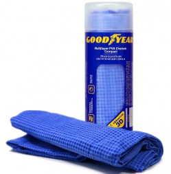 Салфетка для автомобиля GOODYEAR GY000001 синтетическая замша 43х32 см с тиснением в тубе компакт