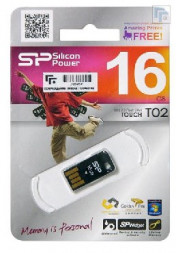 USB флеш SILICON POWER 16GB TOUCH T02 черный