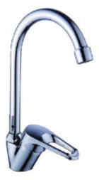 Смеситель АНТЕЙ 417028-ANT Викинг Смеситель д/кухни шар. с высоким изливом d40