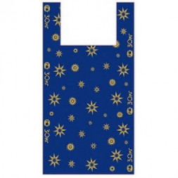 Пакет АРТПЛАСТ (МАЙ02695) майка 32+16х60 (17) - Звезды - синий