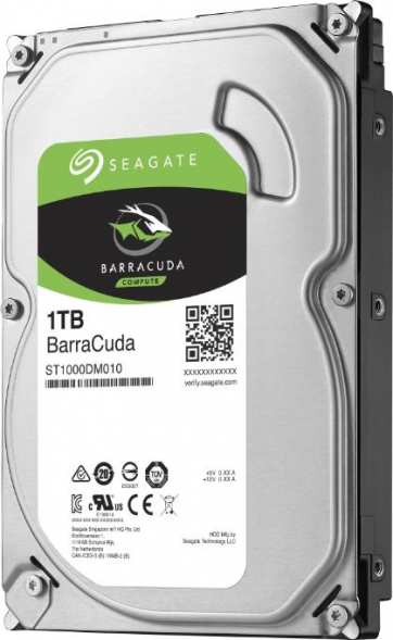 Жесткий диск SEAGATE Barracuda ST1000DM010, 1Тб, HDD, SATA III, 3.5&quot;