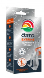 Защита от насекомых ДЭТА EXTRIME удалитель клещей для людей и животных набор /24