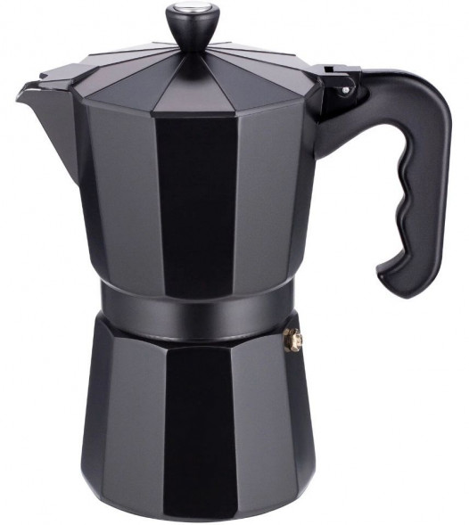 Кофеварка гейзерная TECO TC-402-9 CUPS (450 мл) черн