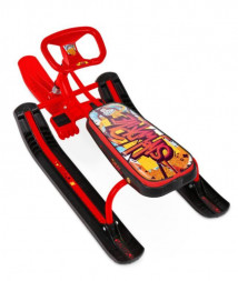 Снегокат NIKA Снегокат "Тимка спорт 2+" (ТС2+/GR с граффити на красном)