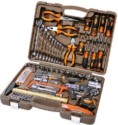 OMBRA OMT101S торц. гол. 1/4", 1/2"DR 4-32 мм, аксессуары к ним,комбин ключи 8-19 мм, отвертки