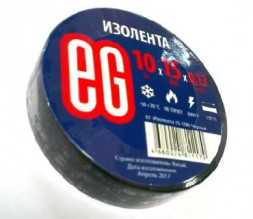 Изолента ЕГ Изолента 15-10М Черный