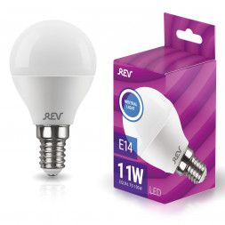 Лампочка светодиодная REV 32506 2 G45 Е14/11W/4000K