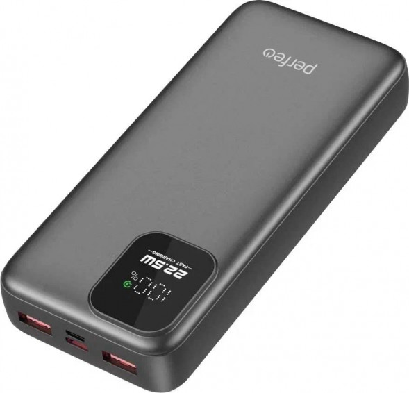Повербанк PERFEO (PF_E2081) - 20000 mAh/LED QC3.0/Type-C/2,черный