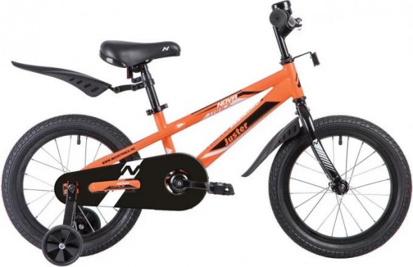 Велосипед NOVATRACK 165JUSTER.OR23 16 JUSTER оранжевый
