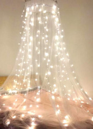 Гирлянда КОСМОС KOC_TRE-V71 Гирлянда " пучок" 1,8м*7 белый 126Led провод зеленый