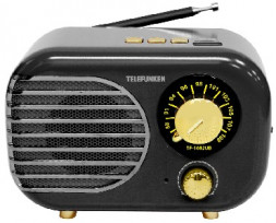 Радиоприёмник TELEFUNKEN TF-1682UB черный с золотым