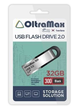 USB флэш-накопитель OLTRAMAX OM-32GB-300-Black