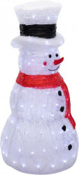 НГ-фигурка NEON-NIGHT (513-282) Акриловая светодиодная фигура Снеговик в шляпе 72 см, 160 светодиодов