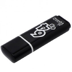 USB флеш SMARTBUY (SB64GBGS-K) 64GB GLOSSY SERIES BLACK