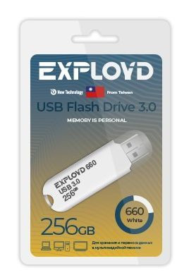 USB флэш-накопитель EXPLOYD EX-256GB-660-White USB 3.0