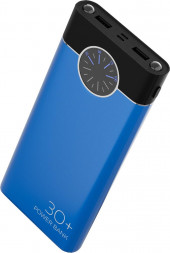 Повербанк MORE CHOICE (4610196406775) PB40-30 - 30000mAh Blue